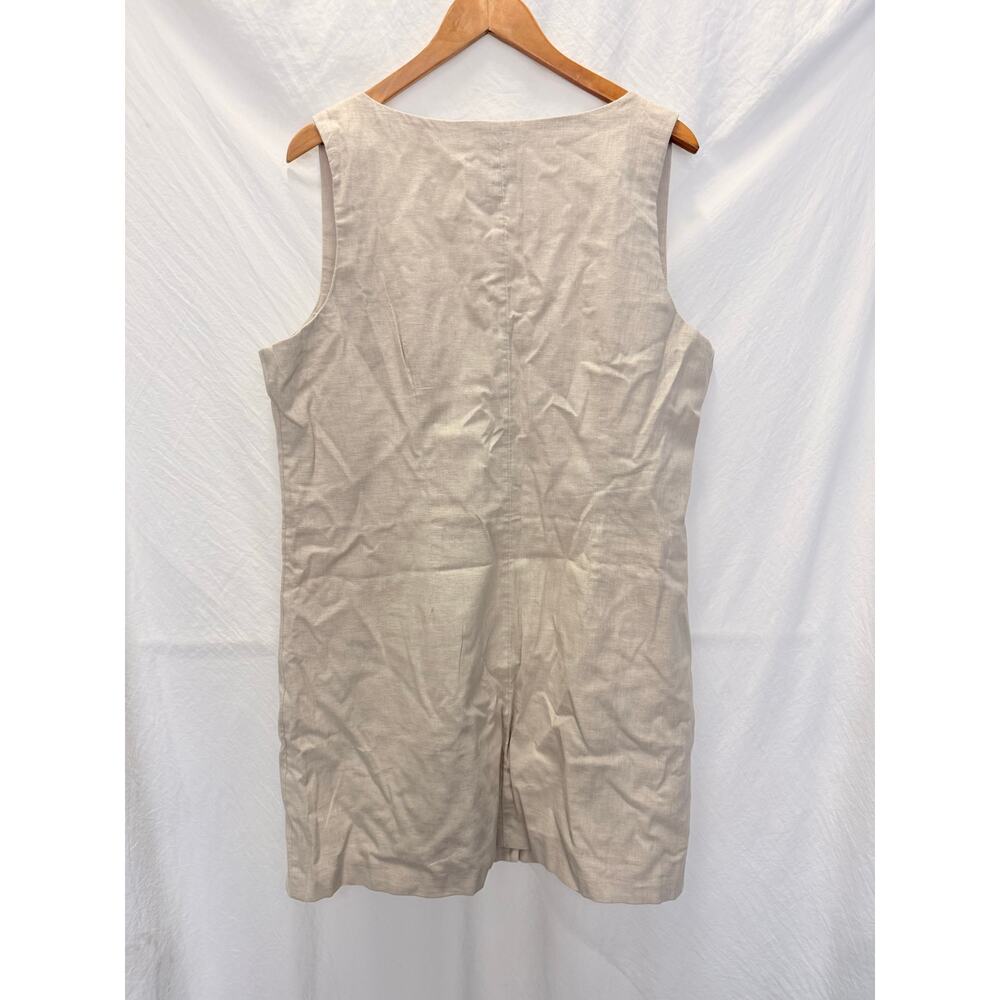 Abercrombie & Fitch | NEW The Mara Squareneck Linen-Blend Vest Mini Dress‎ - Picture 4 of 5